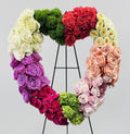 Colorful Funeral Wreath